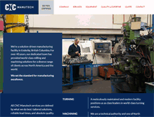Tablet Screenshot of cncmanutech.com